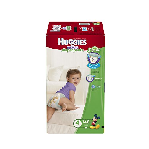 Huggies Little Movers Slipon Diaper Pants 148 Count Size 4 Disney