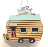 CAMPING camper TRAILER 3D sign HANGING decor yard decor