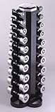 Hampton Beauty Grip Dumbells & Rack