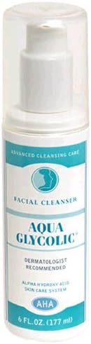 Aqua Glycolic Facial Cleanser, 6 fl oz (177 ml) Pack of 3
