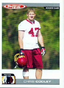 2004 Topps Total 347 Chris Cooley RC (RC - Rookie - Football Cards)