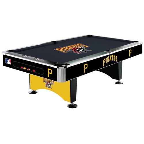 Pittsburgh Pirates Team Logo 8 Foot Pool Table