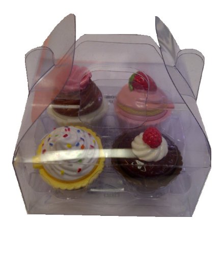 NYX Cosmetics Cup Cake Lip Glosses Chocolate Collection 4pc Set