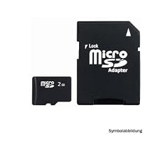 Micro Secure Digital (Micro SD) 2GB Speicherkarte f�r Motorola KRZR K1 -Garantie 3 JAHRE
