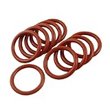 uxcell Oリング　工業用シリコーン　ガスケット　23mm x 30mm x 3.5mm　10個入り