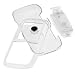 LG Rumor LX260 Cell Phone Cell Phone Accessory Bundle - Transparent Clear Crystal Snap-on Cover Case with Clip + Rapid Car Charger with IC Chip