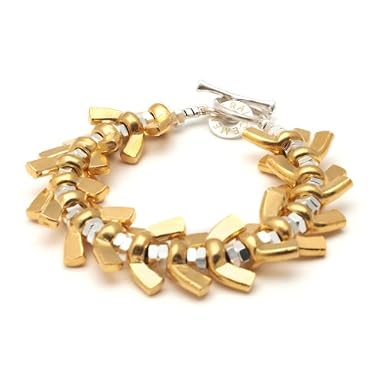 Mixed Wingnut Bracelet by Alice Menter||RF10F