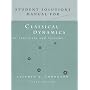 Classic Dynamics of Particles and Systems: Student Solutions Manual