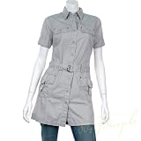 Triple Five Soul - Triple Five Soul - Women's Ladyflash Shirt Dress (Light Grey)