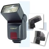 Original Tumax ZOOM SYSTEMBLITZ bzw. Blitz fr Nikon D1, D100, D80, D40, D1H, D1X, D200, D2H, D2HS, D2X, D2XS, D3, D300, D50, D60, D70, D700, D40x, D90, D70s, F4, F50, Coolpix 4500, 5000, 5400, 5700, 8400, 8700, 8800, F60, F65, F75, F80, F90x, F100, F401, F801 und Fujifilm FinePix S1 Pro, S2 Pro, S3 Pro, S5 Pro