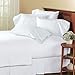 Solid White 550 Thread Count Olympic Queen size Sheet Set 100 % Egyptian Cotton 4pc Bed Sheet set (Deep Pocket) complete sheet set with fitted flat pillowcases