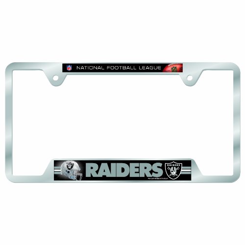 NFL Oakland Raiders Metal License Plate Frame