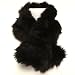 Warm Faux Fake Fur Neck Warmer Wrap Scarf Black