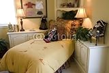 Wallmonkeys Peel and Stick Wall Decals - Luxury Home Kids Bedroom with Dolls. - Removable Graphic