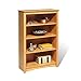 Maple 4-shelf Bookcase