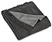 Bugatti uni Plaid  1110-827, 130x180 cm, mit Fransen