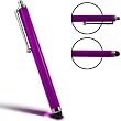 SAMRICK - PURPLE - High Capacitive Aluminium Stylus Pen for Nokia Lumia 610 - Lumia 710 - Lumia 800 - Lumia 900 - 808 PureView - Asha 203 - Asha 202 - Asha 300 - Asha 303 - 603 - 500 Fate - C5-06 - C5-03 - N8 - N9 - C5-05 - C5-04 - C3-01 - C2-06 - C2-03 - C2-02 - X7 - X6 - E6 - C7 - E7 - X3-02 - N97 - N97 Mini - C6 - 5800 - 5230 - 5233 - N800