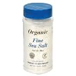 Pacific Salt Organic Fine Sea Salt, 16-Ounce Bottles (Pack of 6)