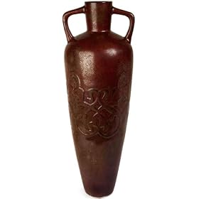 Autumn Tall Copper Vase, 35H x 12D, COPPER