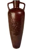 Autumn Tall Copper Vase 35h X 12d Copper