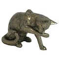 MUFFIN Bronzed Cat Sculpture by Paul Jenkins - New Gift Idea!