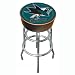 NHL San Jose Sharks Padded Bar Stool