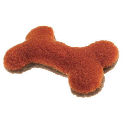 7″ Mini Eco Bone Dog Toy – Orange