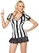 Referee Dress Sexy Adult Halloween Costume Skimpy Naughty Sport Football Basketball Ref Outfit