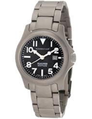 Momentum Womens 1M-SP01B0 Atlas Black Dial Titanium Bracelet Watch