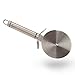 HeyLR 4 inch Premium Stainless Steel 18/8 Pizza Cutter Wheel Pizza Slicer - Strong and Best Sharp Blade Pizza Cutter Wheel