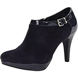 Bandolino Women's Channing Boot,Navy Suede,8 M US