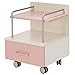 Color Dream Nightstand - White/ Pink