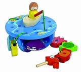 Santoys - Wooden Toys - Imagination - Threading Sea AnimalsIMAGE