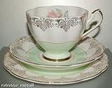 Review newtown  / Newtown China Footed Teacup and Saucer