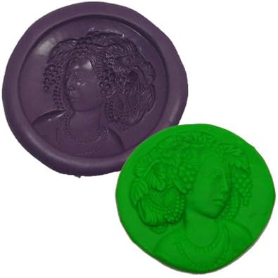 Paula Radke Silicone Mold- Cameo with Fruit