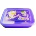 Tummy doogi printed large 850 ml purple lunch box /sandwich box with beautiful transparent lid for school going kids RS.199.00