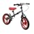 Hudora 10124 - Laufrad Ratzfratz 3.0, Eva Reifen 12 Zoll, schwarz / silber / rot