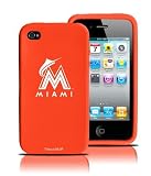 iPhone 4 and 4S Silicone Case - Miami Marlins