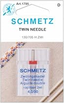 Schmetz Twin Machine Needle 1/Pk- Size 4.0 14/90