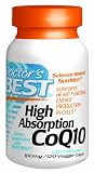 Doctors Best High Absorption Coq10, 120 Vcaps, 100 Mg
