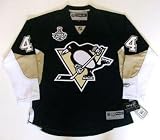 Brooks Orpik Pittsburgh Penguins 09 Cup Reebok Premier Home Jersey - Medium