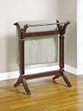 Merlot Finish Blanket Rack