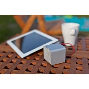 Nuforce Silver Cube Portable Speaker, Headphone Amp, and USB DAC Nuforce Silver Cube Portable Speaker, Headphone Amp, and USB DAC