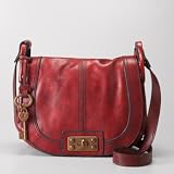 Image of Vintage Re-Issue Flap Crossbody Color: RED
