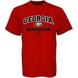 Russell Georgia Bulldogs Red Soccer T-shirt