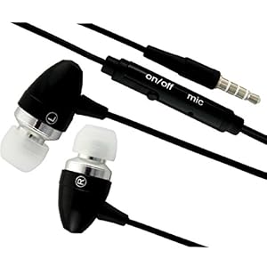 Hi-Fi High Resolution Sound Stereo Fashion Sports HTC ONE X ONE V G12 HTCG 13 HTC Desire 861/616/300/500,HTC One (M8),HTC ONE (E8),HTC ONE X,HTC ONE,HTC ONE MINI Earphones With Mic In Ear Hands-free Headphones STYLEYOURMOBILE[TM] (BLACK)