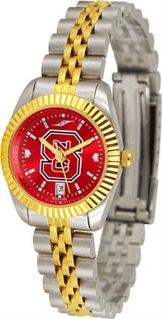 NC State Wolfpack NCSU NCAA Womens Anochrome Gold Watch NC State Wolfpack NCSU NCAA Womens Anochrome Gold Watch
