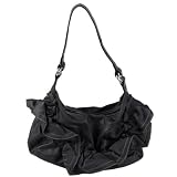 Journee Collection Womens Ruffled Accent Slouchy Handbag
