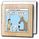 Ten Commandments 2 No Idols - 6 Inch Tile Napkin Holder