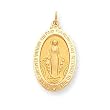 14k Miraculous Medal Pendant